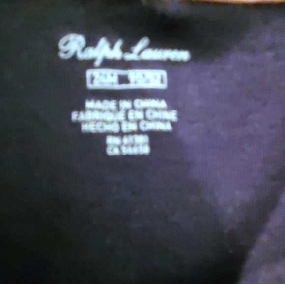 Ralph Lauren Navy Blue Ruffled Short Sleeve Preppy Dress 24 mo - Picture 4 of 5